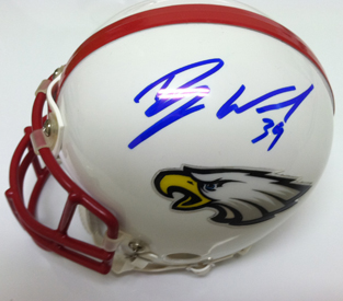 Danny Woodhead Signed Chadron State Mini Helmet JSA COA Patriots